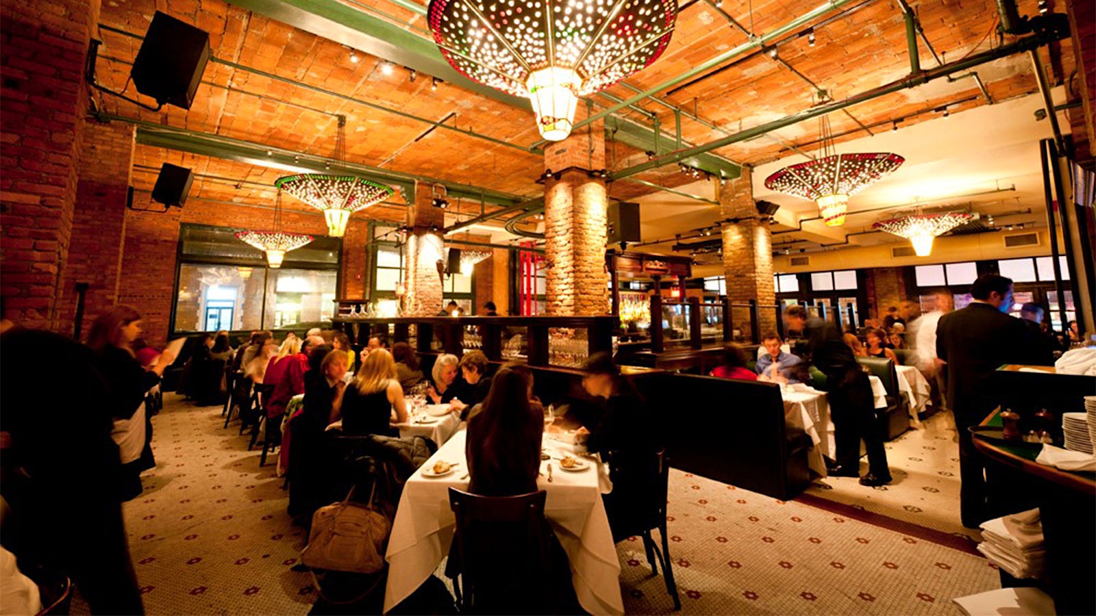 The dining room of Tribeca Grill in New York City